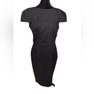 🆕Paper dolls ladies size 8 (US) black white tuxedo deep V back dress NWT cotton